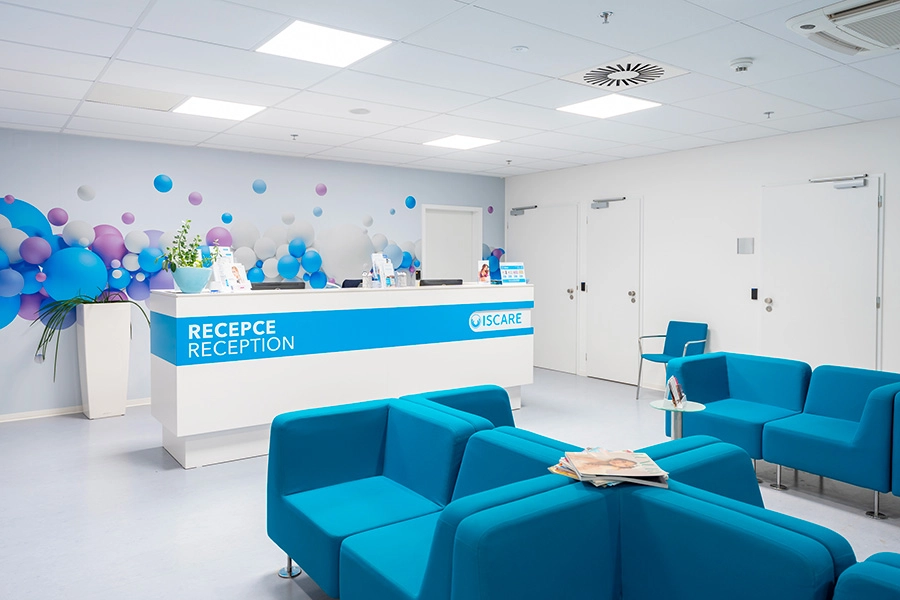 Reception at the surgery room