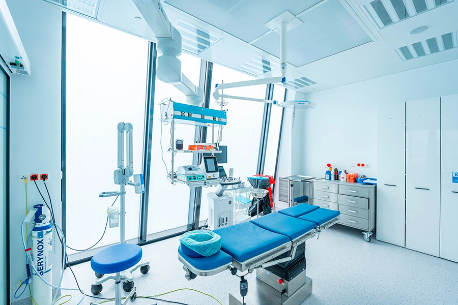 Treatment room for vasectomies